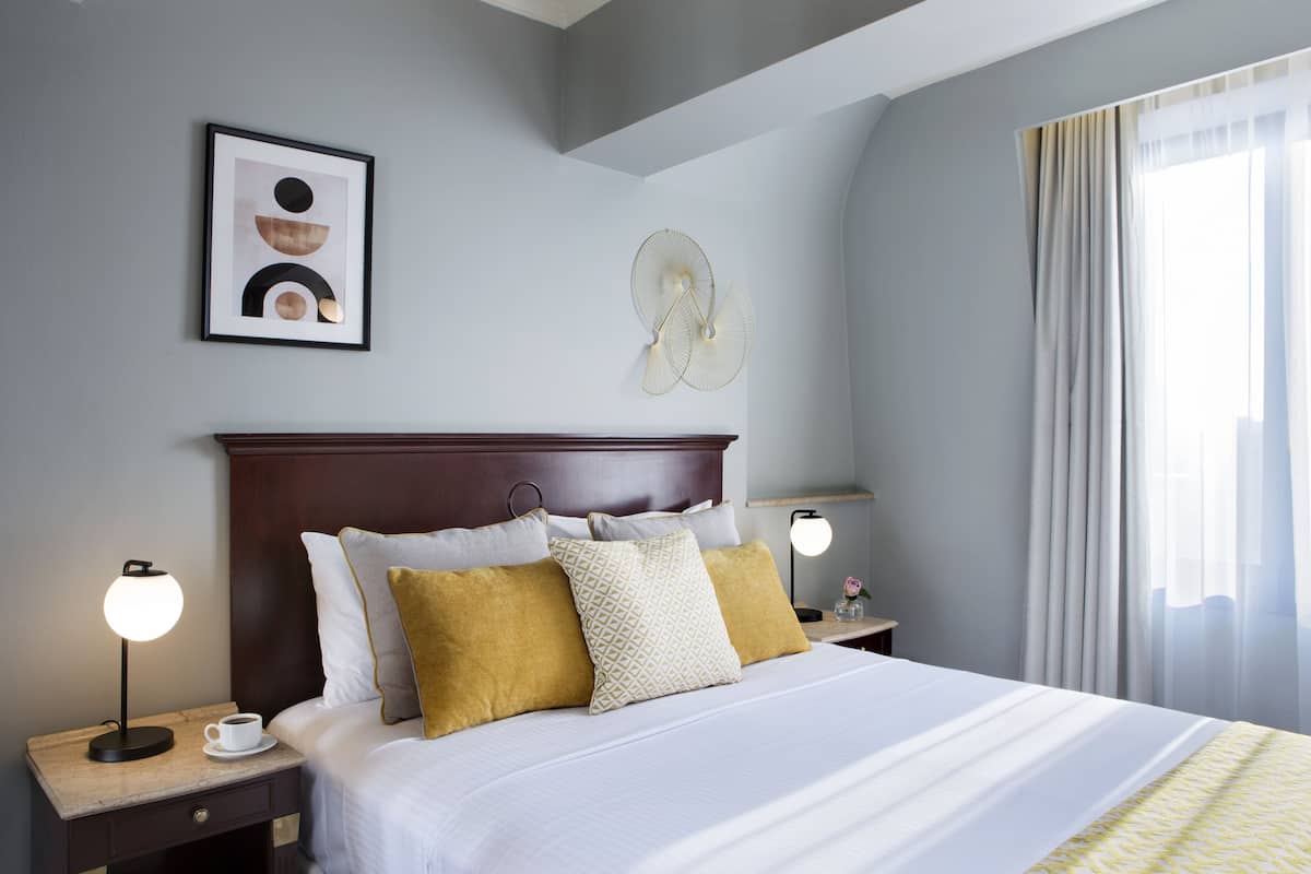 1 habitación, ropa de cama de alta calidad y minibar