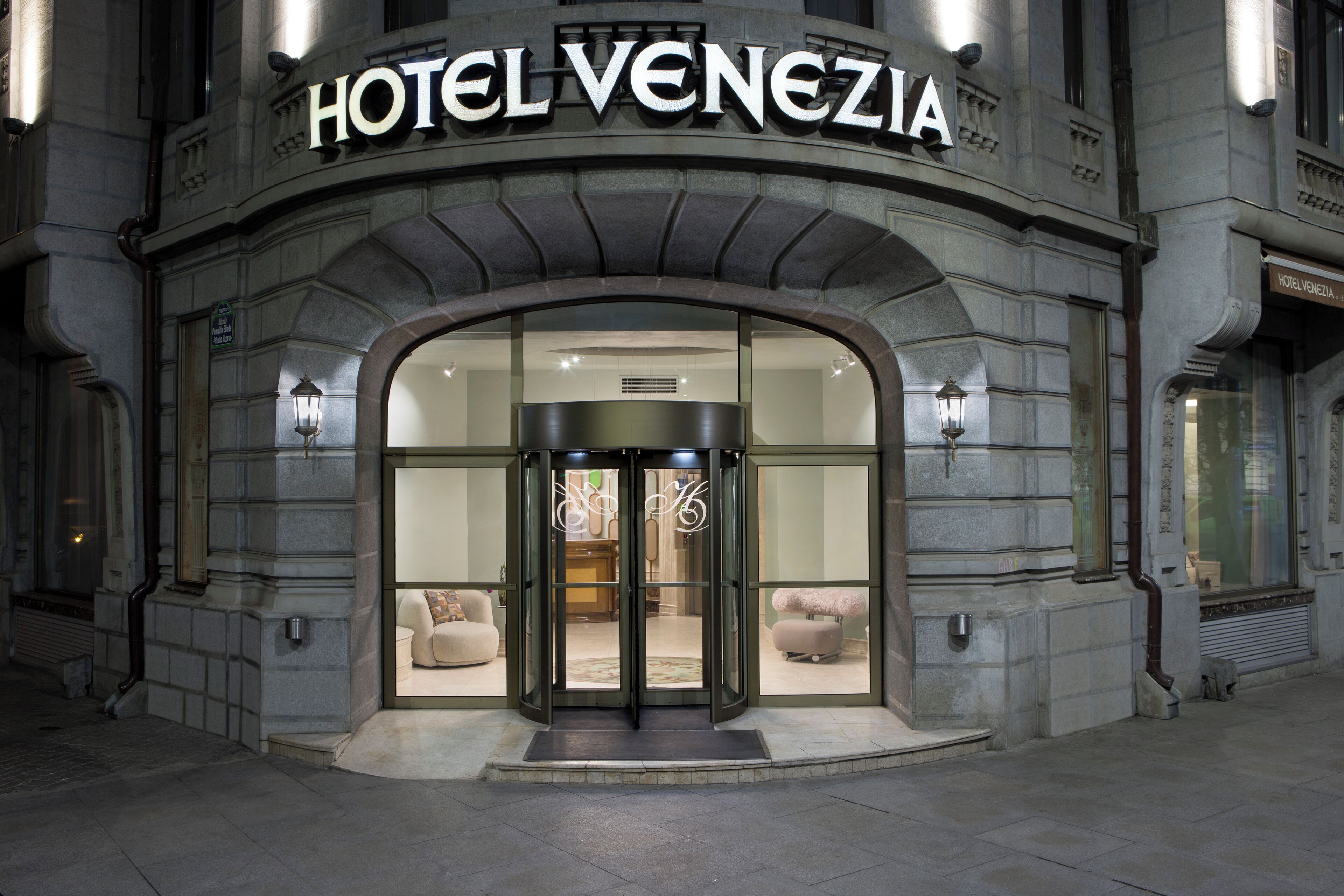 front of property – evening/night