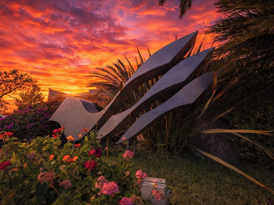 Overnatningsstedets facade