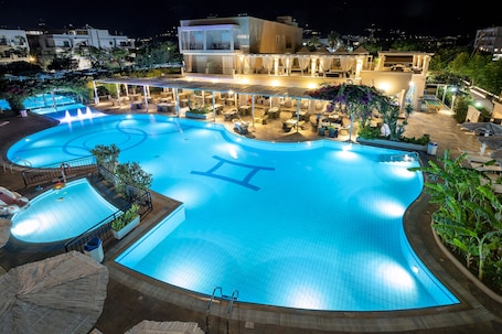Comfort Apartment, 1 Bedroom, Pool View | View from room. Peridis Family Resort