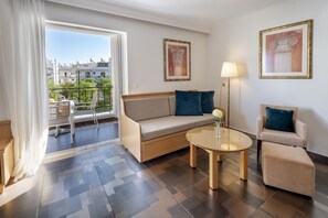 Superior Suite, Pool View | In-room safe, desk, iron/ironing board, free wired internet - Peridis Family Resort (Kos)