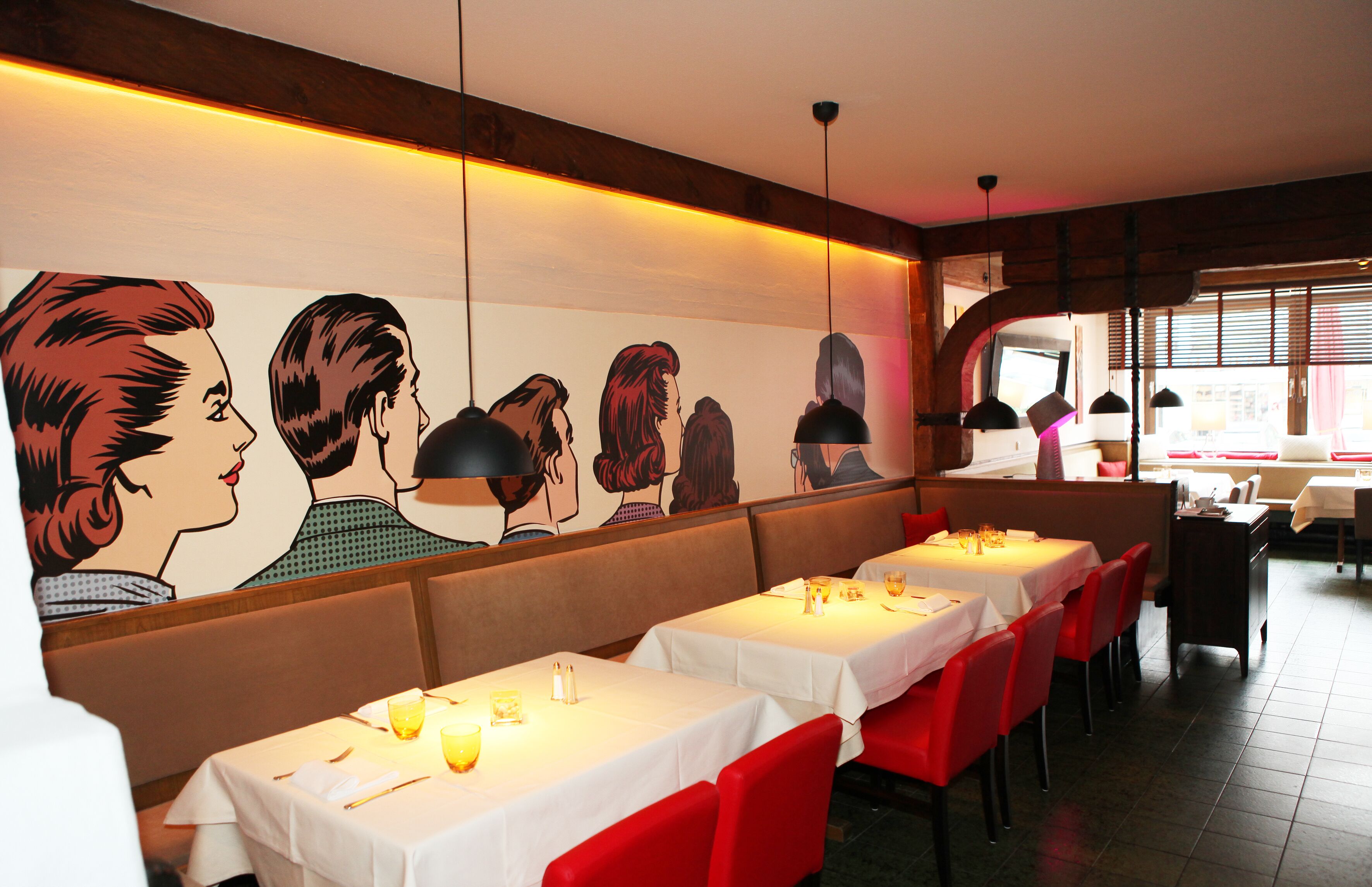 breakfast, lunch, dinner served; al fresco dining