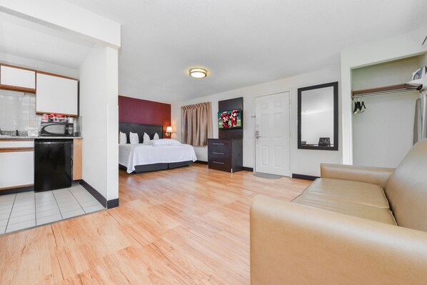 Desk, iron/ironing board, free cots/infant beds, free WiFi