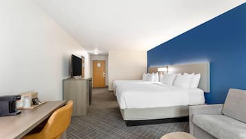 Ropa de cama de alta calidad y escritorio