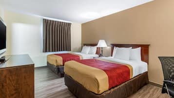 Cofres nos quartos, escrivaninha, Wi-Fi de cortesia, roupa de cama