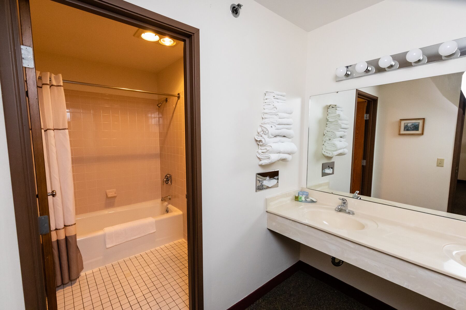 luxury suite, 1 bedroom | bathroom | free toiletries, hair dryer, towels, soap