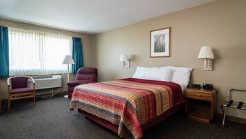 Blackout drapes, iron/ironing board, free cribs/infant beds