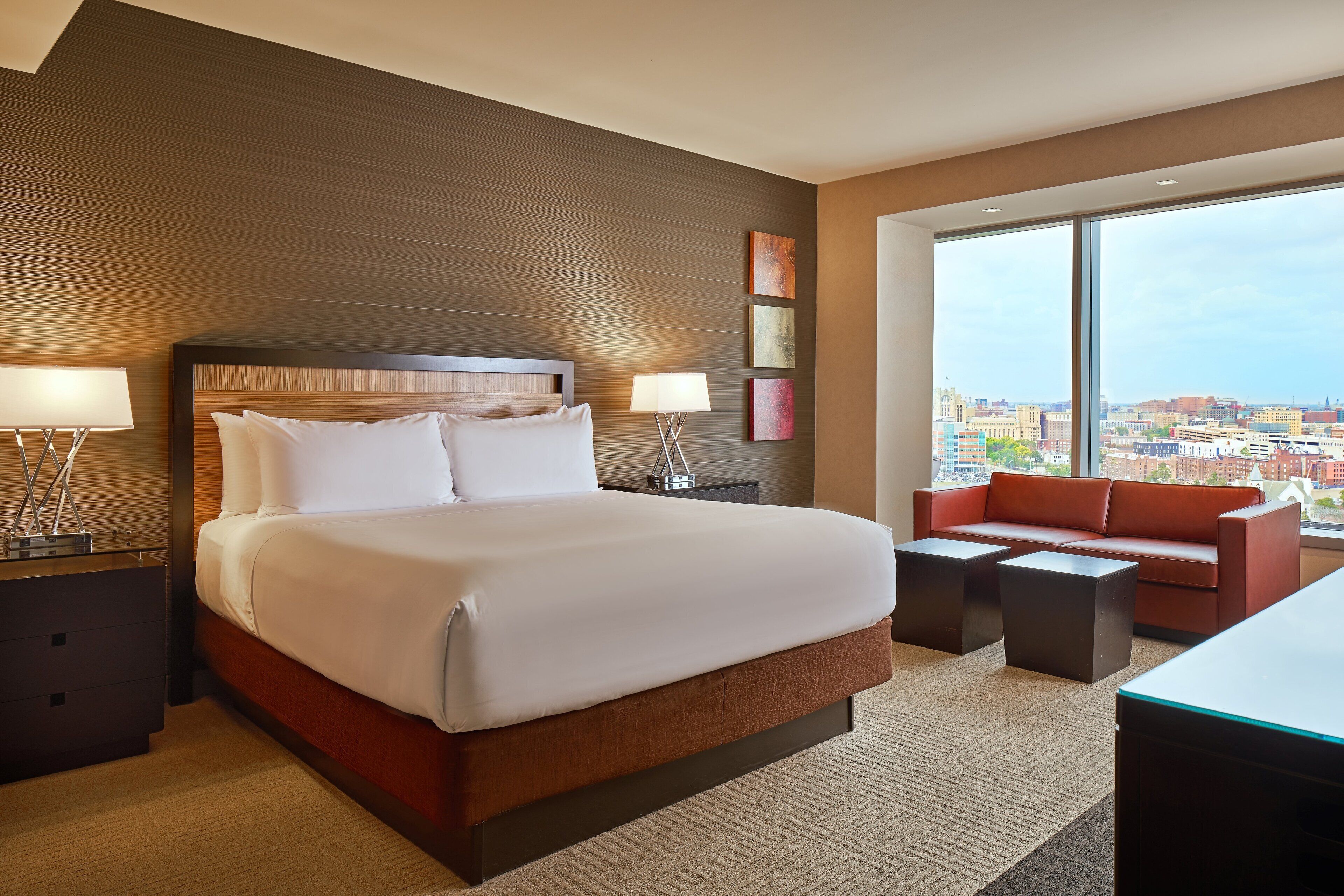 Premium bedding, down duvets, minibar, in-room safe