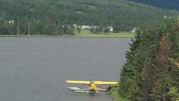 Blick von der Unterkunft