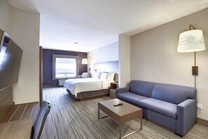 Premium bedding, down comforters, desk, laptop workspace - Holiday Inn Express Airport-Calgary by IHG (Calgary)