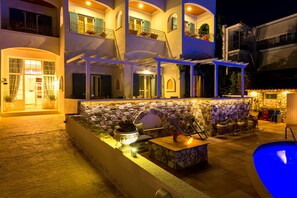 Front of property – evening/night
