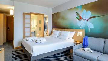 Chambre Exécutive, 1 trÚs grand lit et 1 canapé-lit