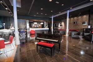 Sitteområde i lobbyen