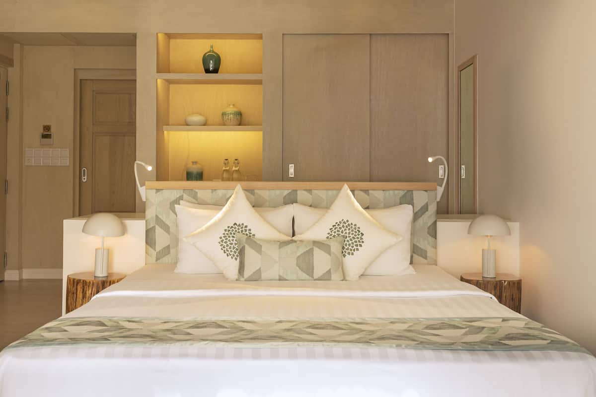 Chambre Double Supérieure, 1 lit double, vue plage, en front de plage