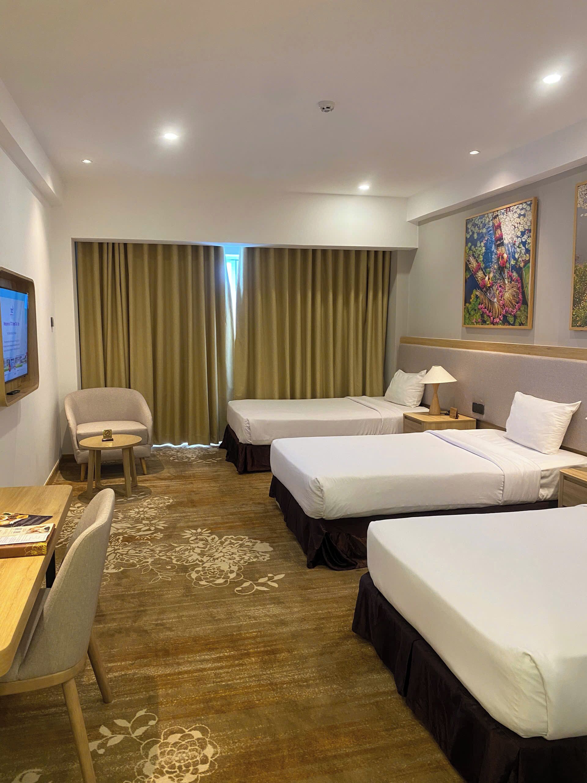 Chambre Triple Premium, vue fleuve