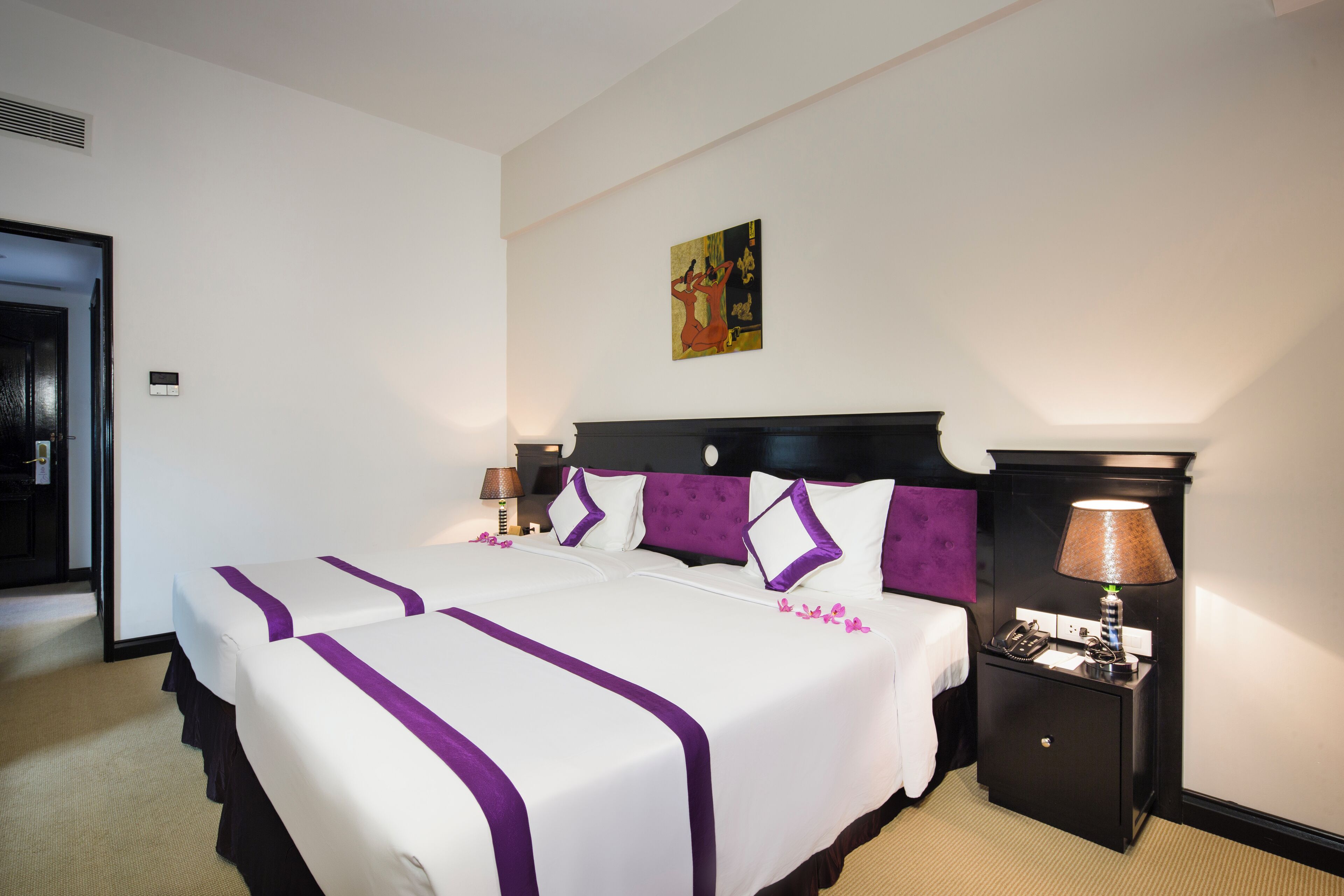 Minibar, in-room safe, desk, blackout drapes