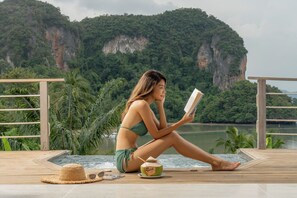 Sea View Plunge Pool Deluxe Studio | View from room - Paradise KohYao (Ko Yao)