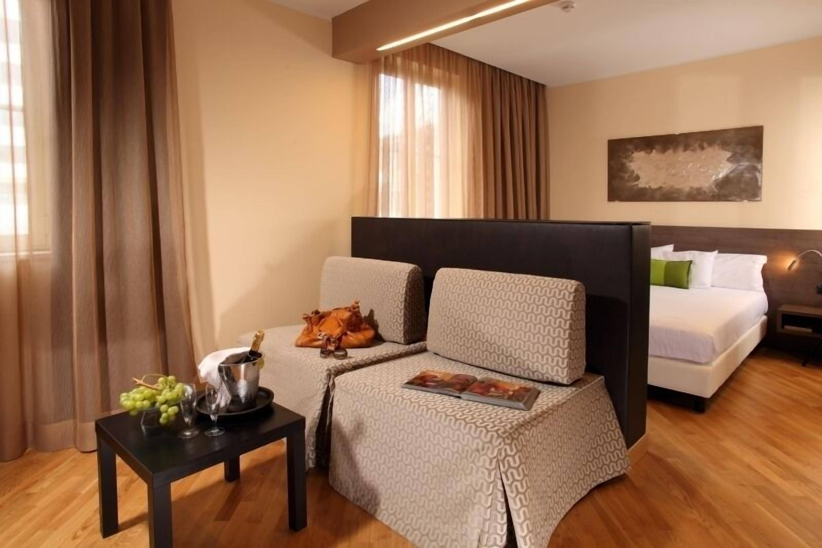 superior double room | down duvets, minibar, in-room safe, blackout curtains