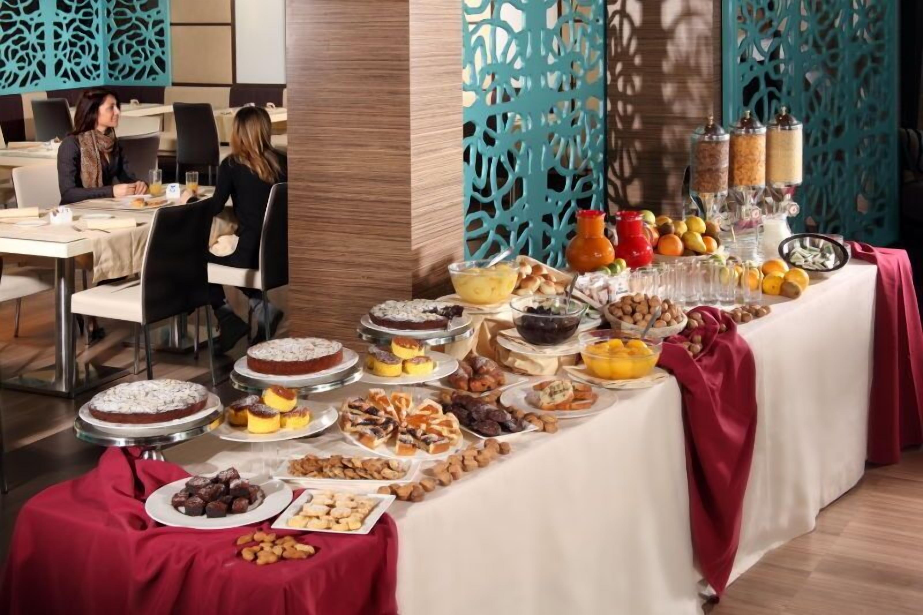 daily buffet breakfast (eur 9 per person)