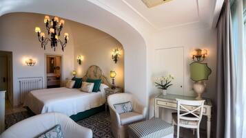 Superior Double Room, Balcony, Sea View | Minibar, in-room safe, individually decorated, individually furnished