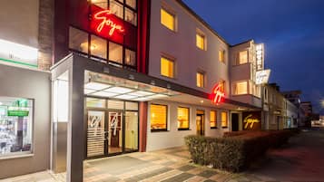Front of property - evening/night