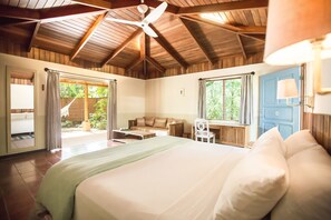 バンガロー 1 ベッドルーム | ミニバー、セーフティボックス (室内)、デスク、ベビーベッド (無料)