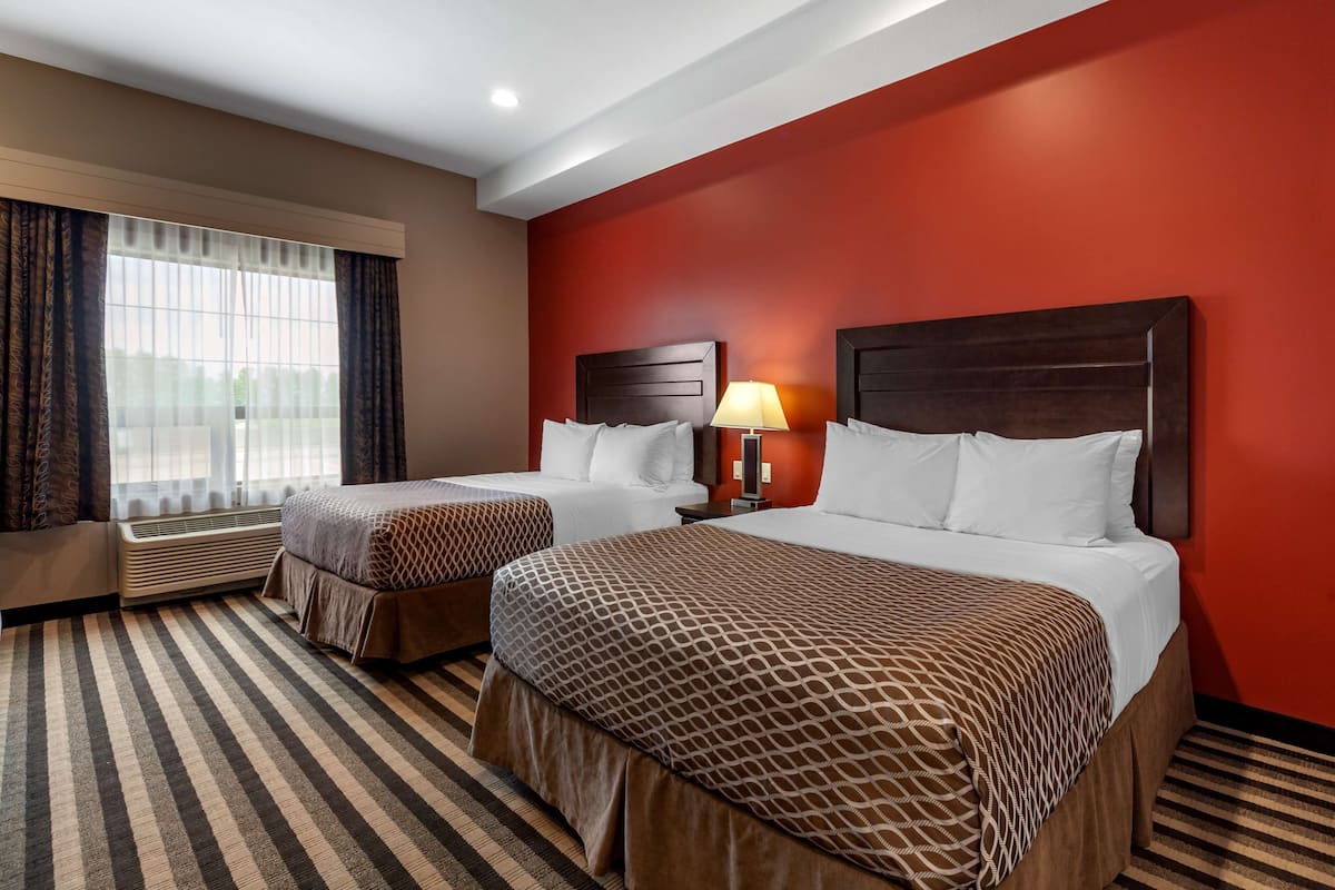 Standard Room, 2 Queen Beds, Non Smoking, Refrigerator & Microwave | Premium bedding, pillow-top beds, desk, laptop workspace