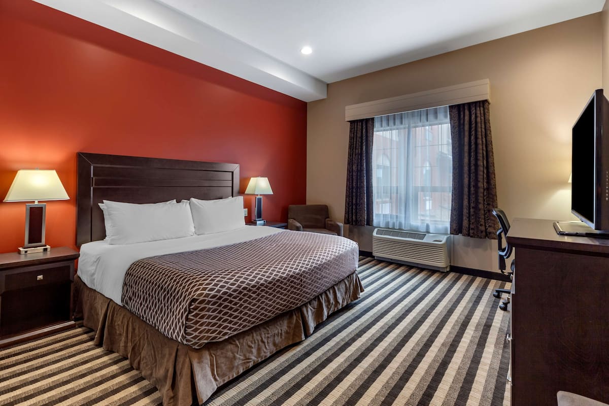 Standard Room, 1 King Bed, Accessible, Non Smoking (Walk-in Shower) | Premium bedding, pillowtop beds, desk, laptop workspace