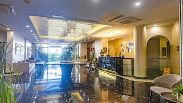 Sala de estar en el lobby