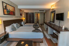 Standard Twin Room, City View | Minibar, in-room safe, desk, rollaway beds