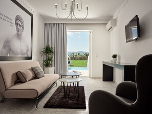 Suite - privat pool (Master) | Opholdsområde
