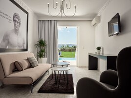 Suite, piscina privada (Master) | Zona de estar