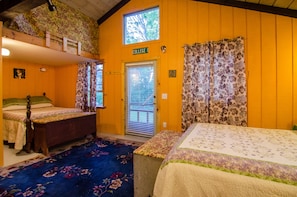 Chambre avec lits jumeaux, 1 chambre, vue jardin