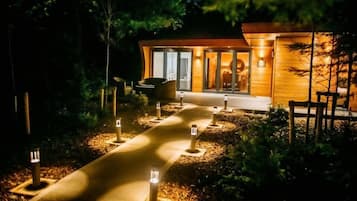 Front of property – evening/night