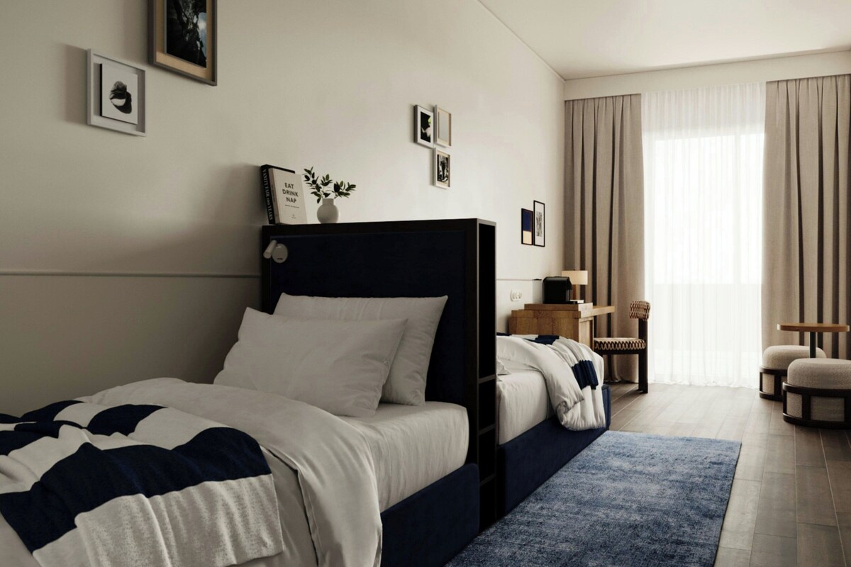Classic-Zimmer, 2 Einzelbetten, Meerblick