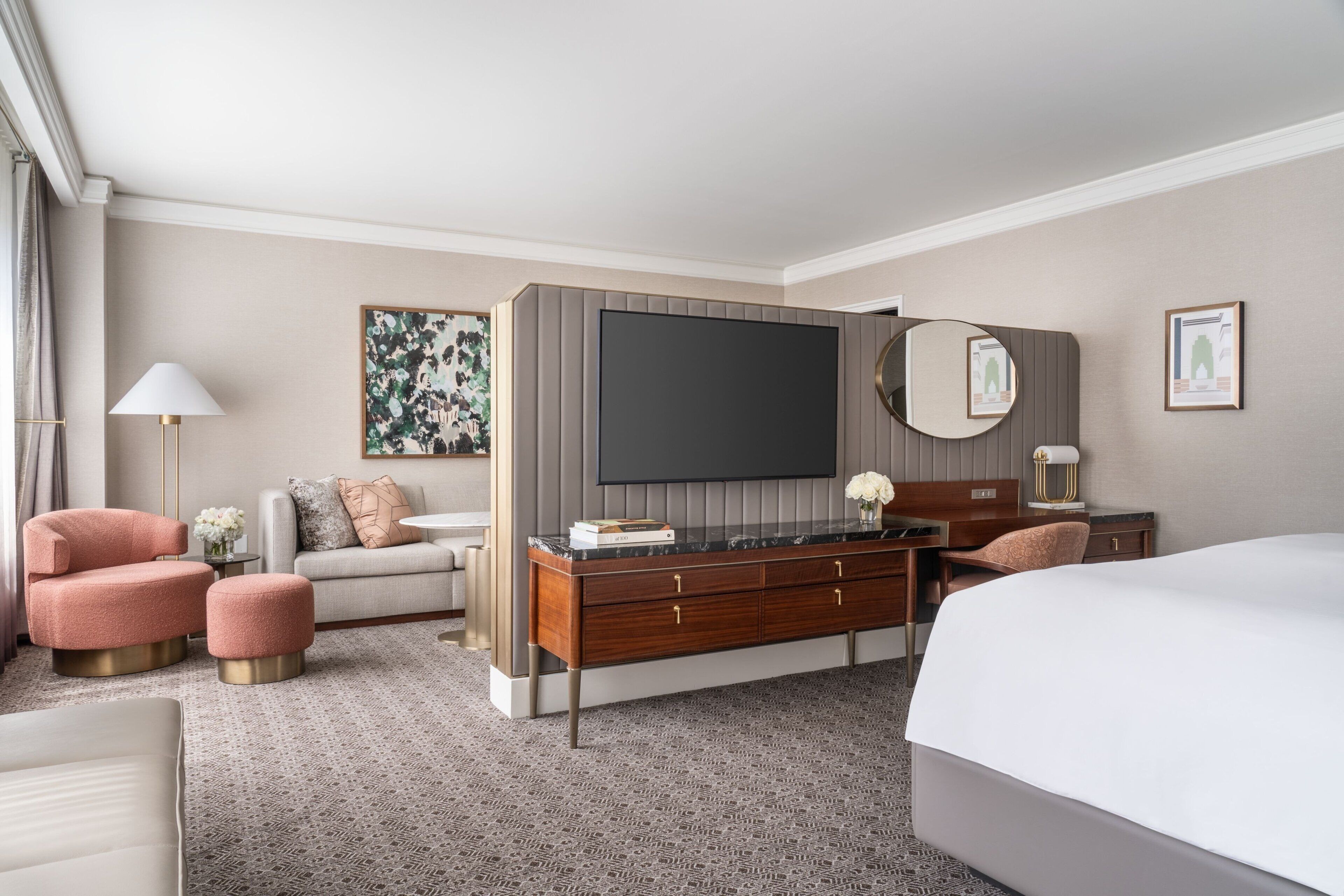 Premium bedding, down duvets, minibar, in-room safe