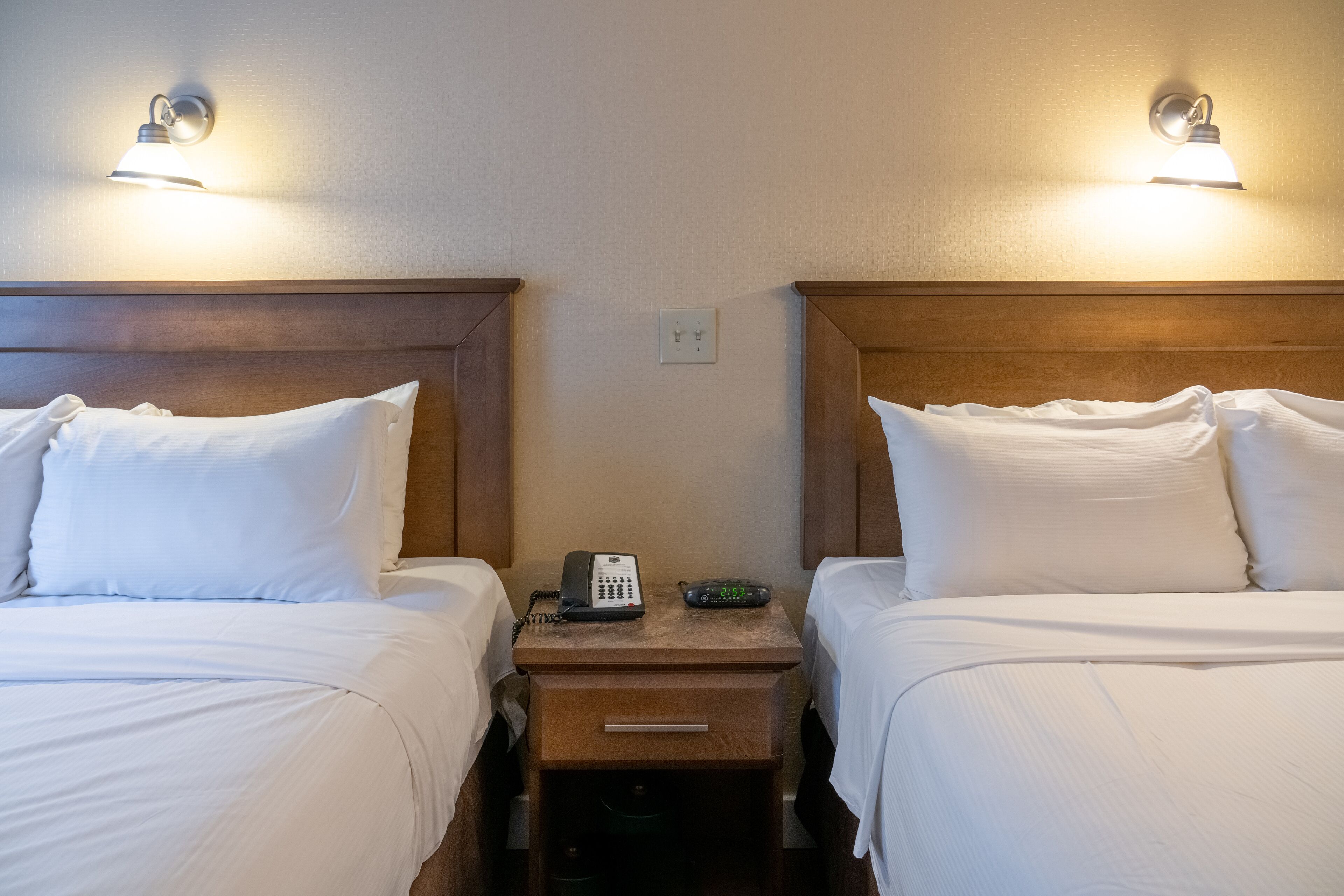 standard room, 2 queen beds | 1 bedroom, hypo-allergenic bedding, free wifi, bed sheets