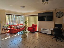 Sala de estar en el lobby