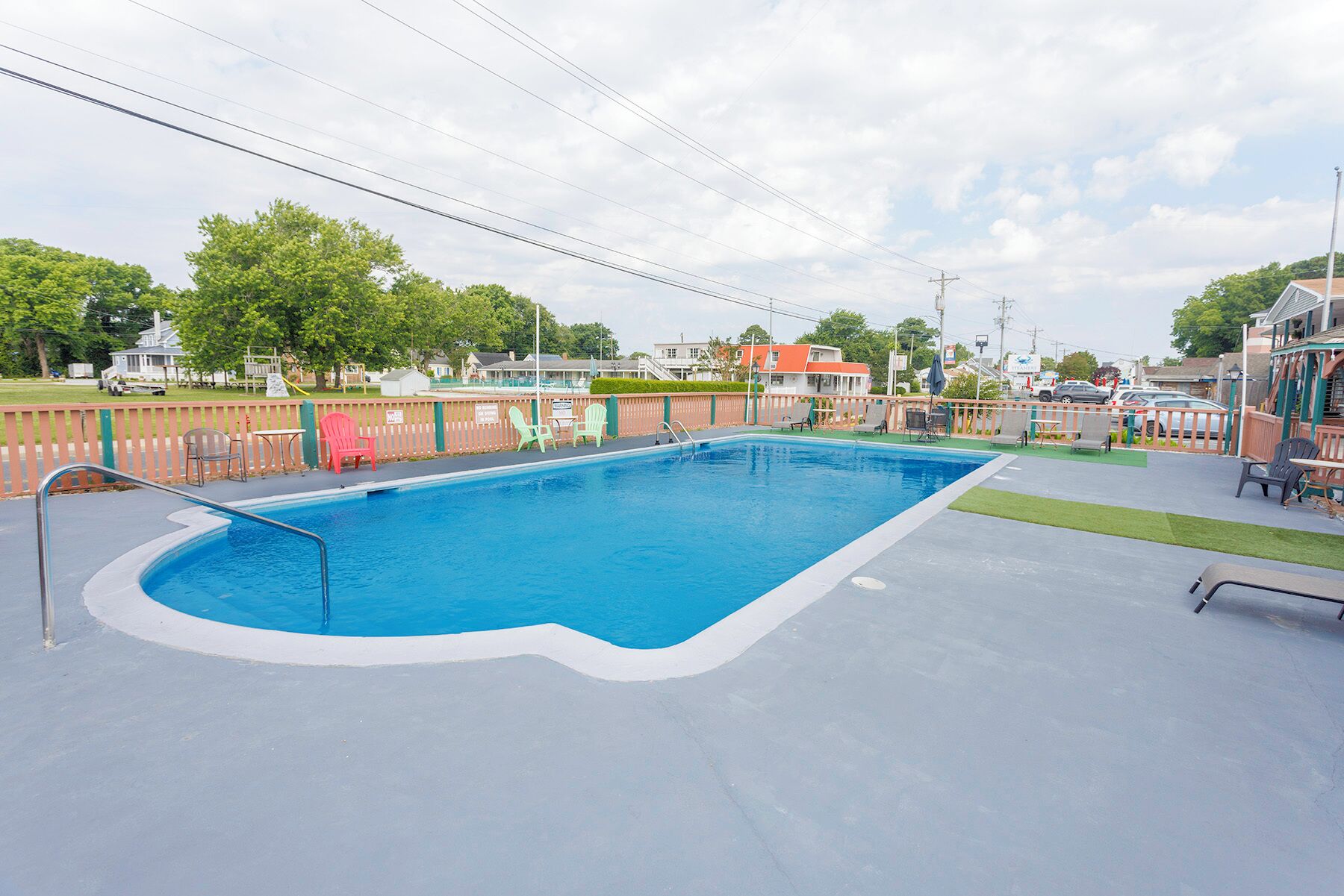 Seasonal outdoor pool