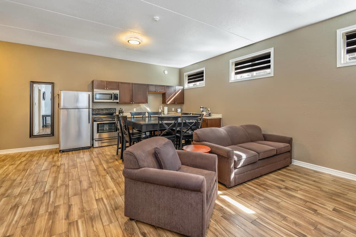 blackout curtains, iron/ironing board, free wifi, bed sheets