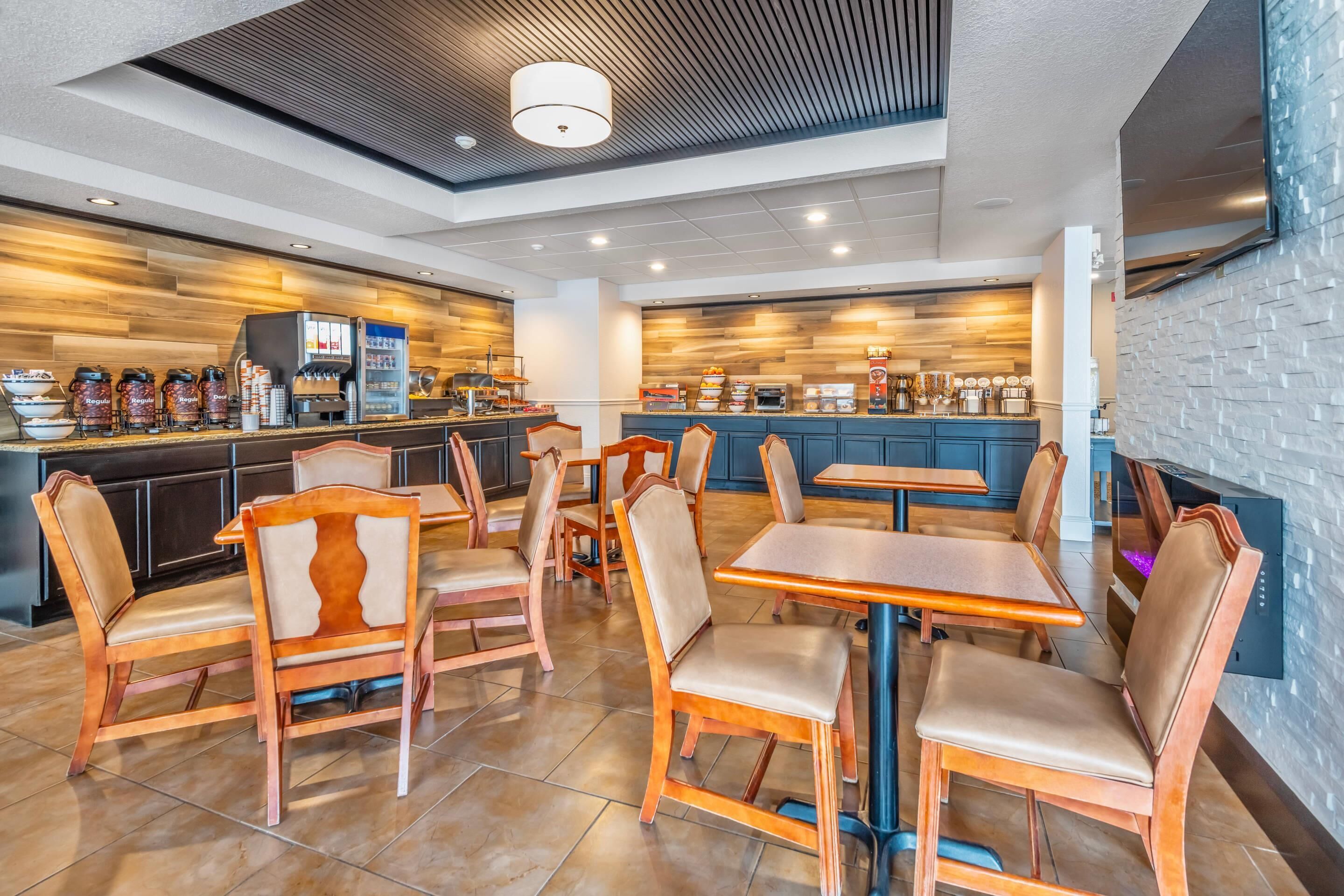 Komplett frokost er inkludert hver dag