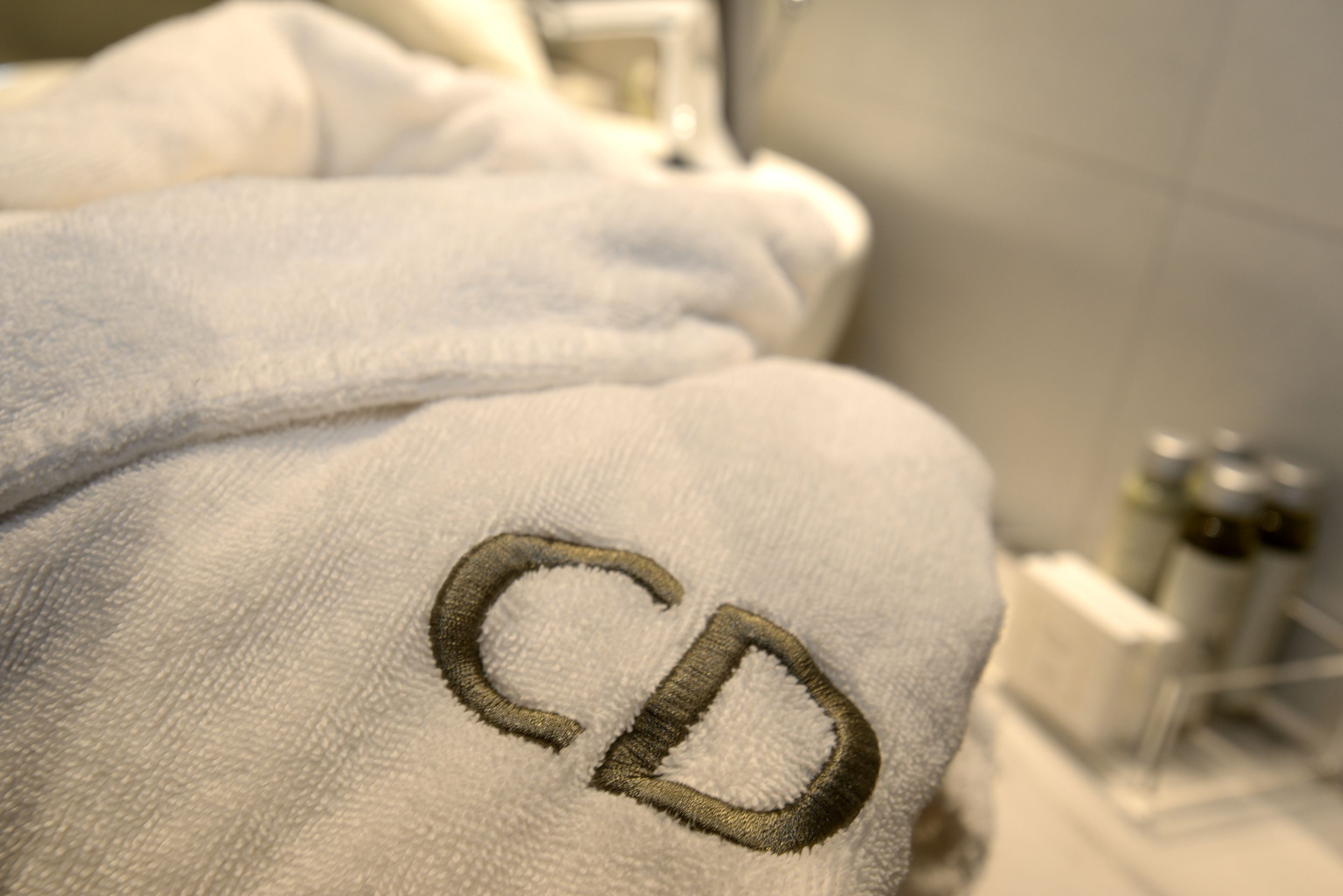 superior room | bathroom | separate bathtub and shower, free toiletries, hair dryer, bathrobes