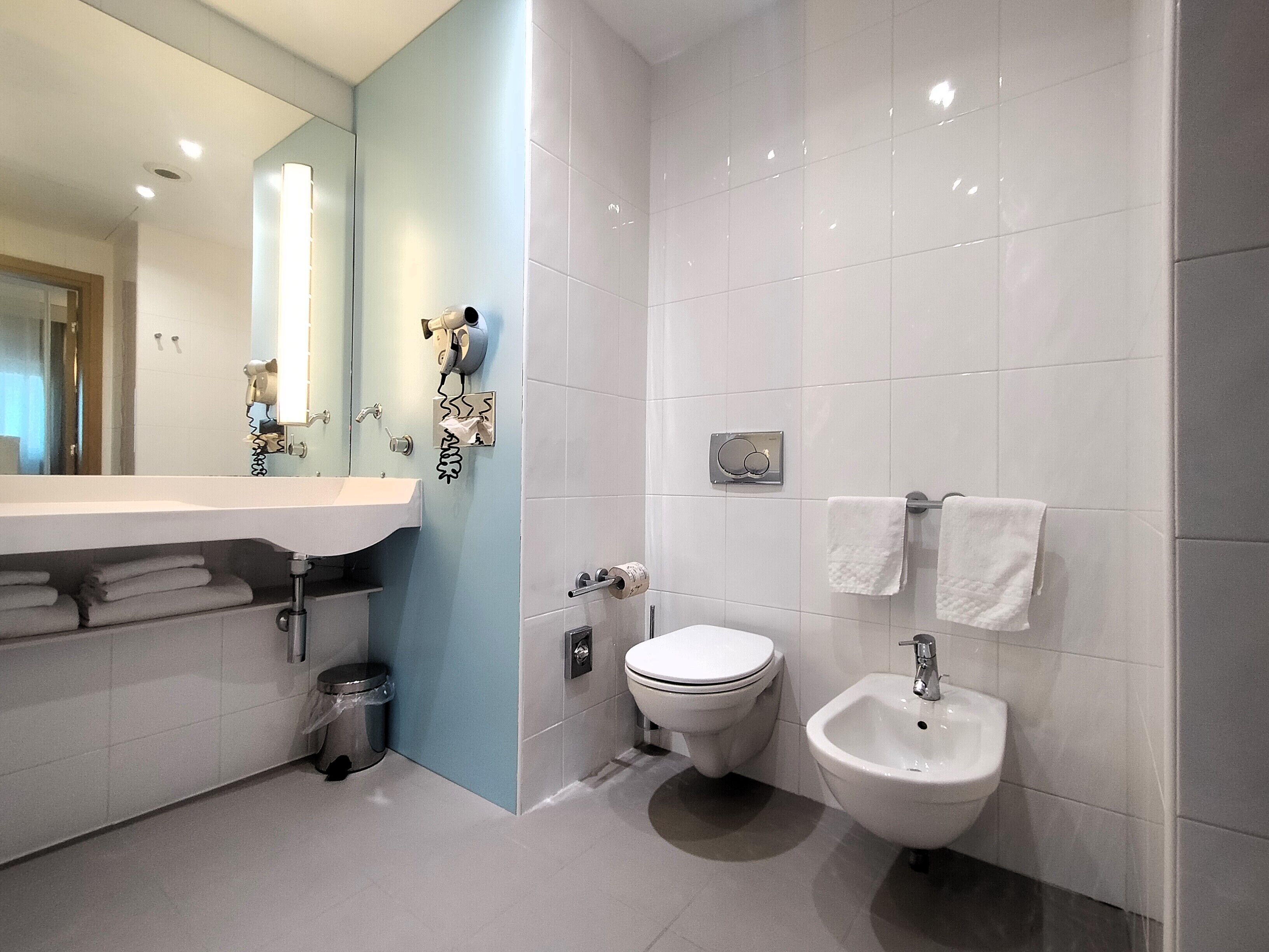 business suite | bathroom | separate bathtub and shower, free toiletries, hair dryer, bidet
