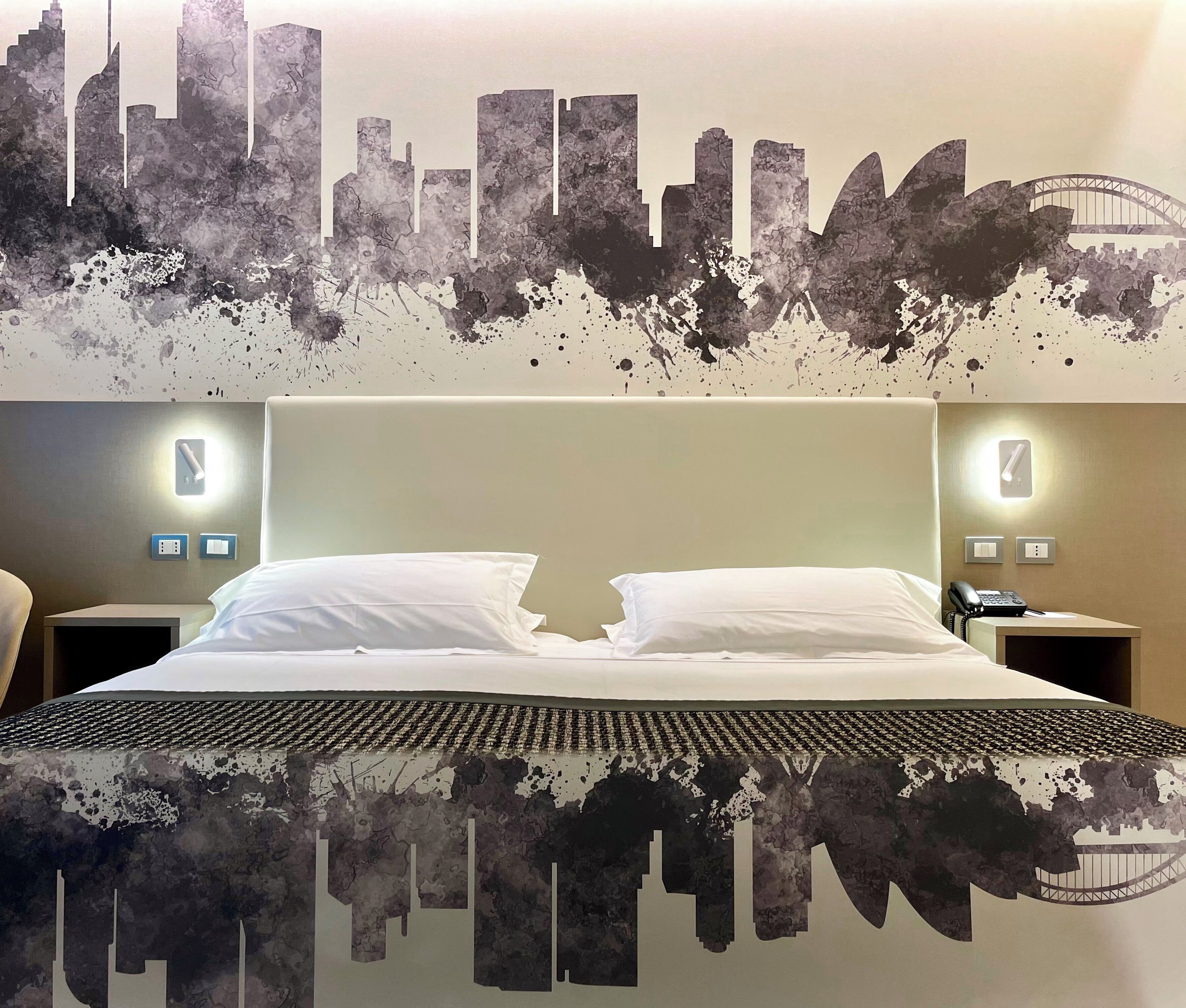 Down duvets, minibar, in-room safe, desk