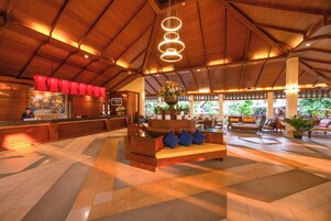 Sala de estar en el lobby