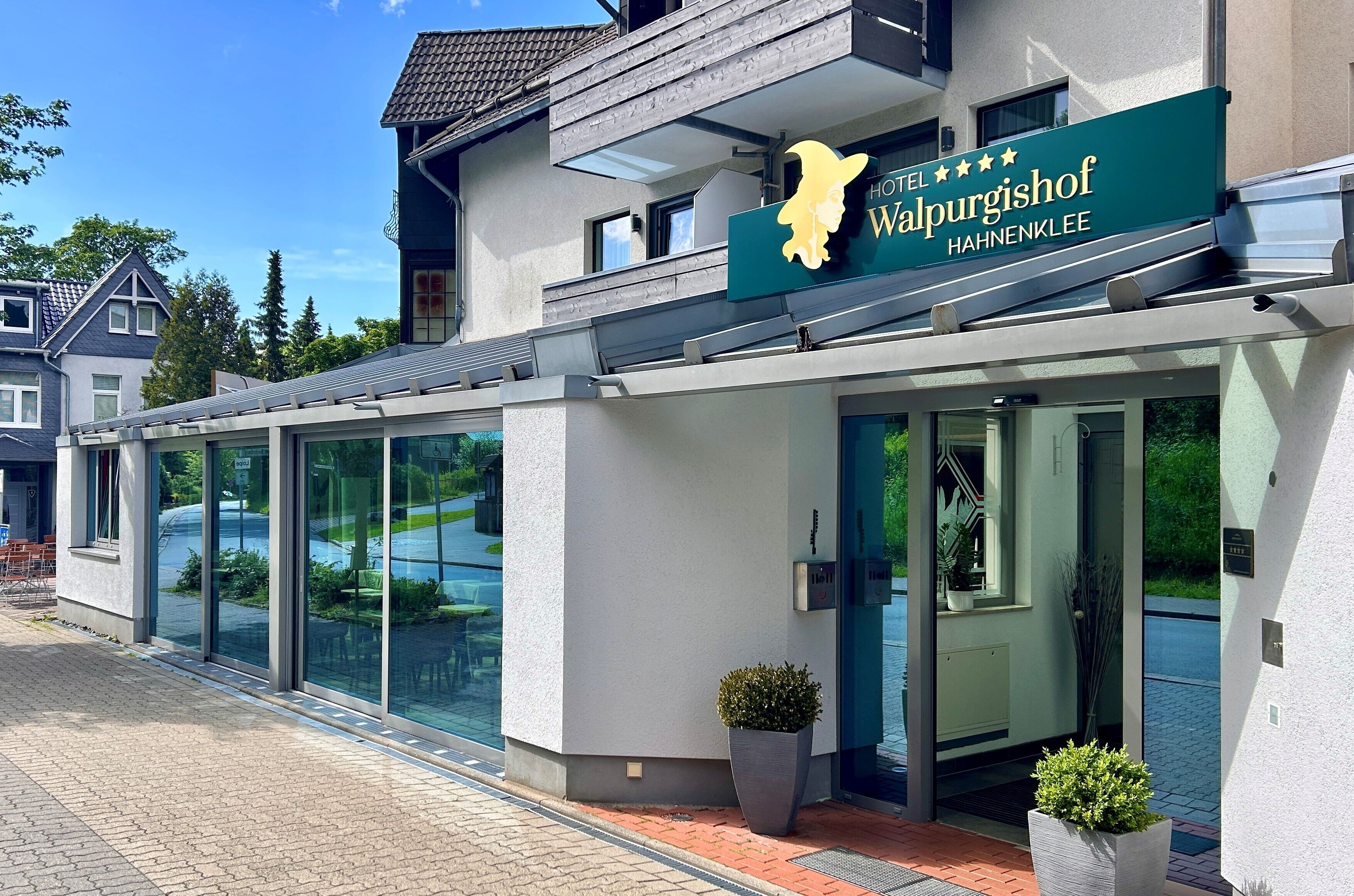 Overnatningsstedets facade