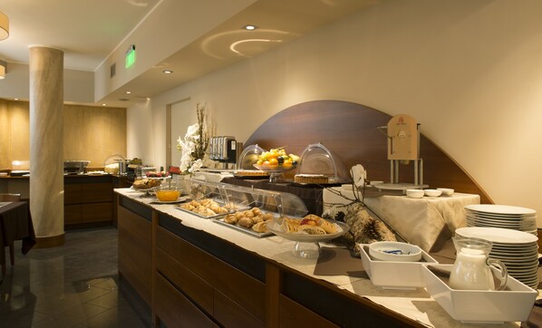Morgenmadsbuffet hver dag mod et gebyr