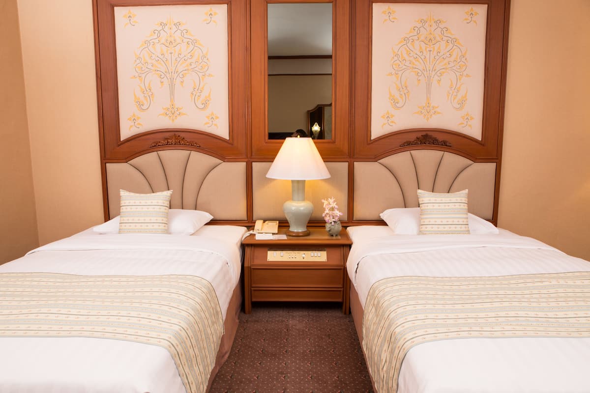 Minibar, desk, blackout curtains, rollaway beds
