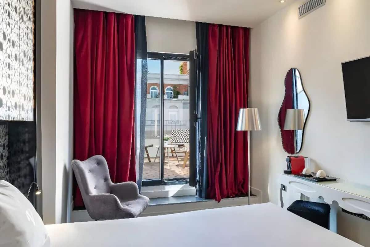 1 chambre, literie de qualité supérieure, couette en duvet d'oie