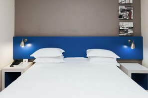 In-room safe, desk, free cribs/infant beds, bed sheets
